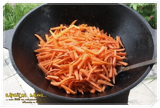 Плов на топленом масле "Сариёгли палов"