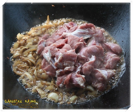 Плов на топленом масле "Сариёгли палов"