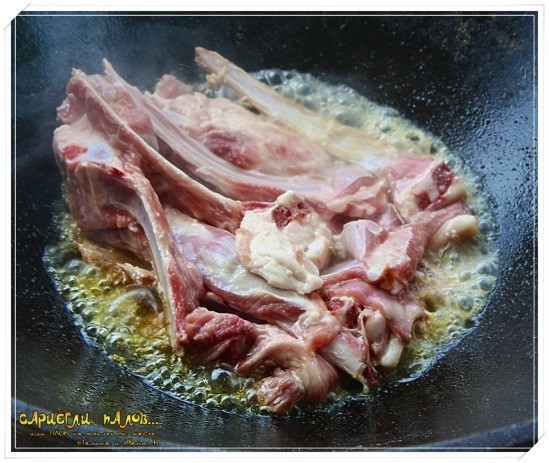 Плов на топленом масле "Сариёгли палов"