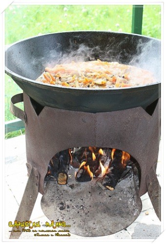 Плов на топленом масле "Сариёгли палов"