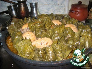 Плов с долмой по-маргилански Плов с долмой по-маргилански