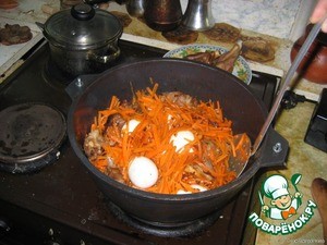 Плов с долмой по-маргилански Плов с долмой по-маргилански