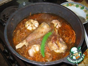 Плов с долмой по-маргилански Плов с долмой по-маргилански