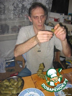 Плов с долмой по-маргилански Плов с долмой по-маргилански