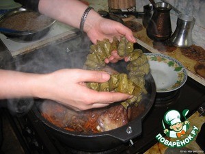 Плов с долмой по-маргилански Плов с долмой по-маргилански