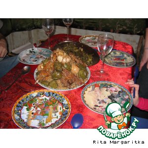 Плов с долмой по-маргилански Плов с долмой по-маргилански