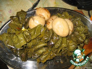 Плов с долмой по-маргилански Плов с долмой по-маргилански