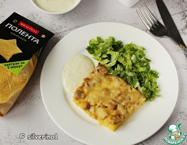 Полента с грибами и сыром Полента с грибами и сыром