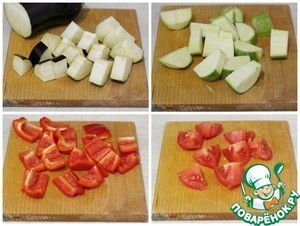 Полента с запеченными овощами Полента с запеченными овощами