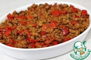 Полента, запеченная с фаршем Полента, запеченная с фаршем