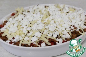 Полента, запеченная с фаршем Полента, запеченная с фаршем