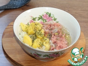 Половинки перца, запечённые с начинкой Половинки перца, запечённые с начинкой