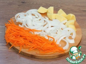 Половинки перца, запечённые с начинкой Половинки перца, запечённые с начинкой