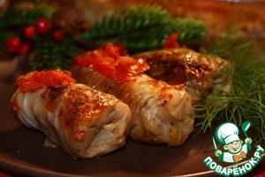 Постные голубцы