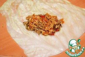 Постные голубцы