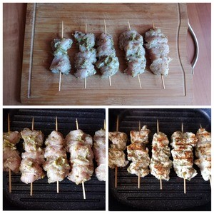 Пряная индейка с оливками и салатом Пряная индейка с оливками и салатом