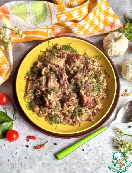 Пряное рагу-каша из баранины