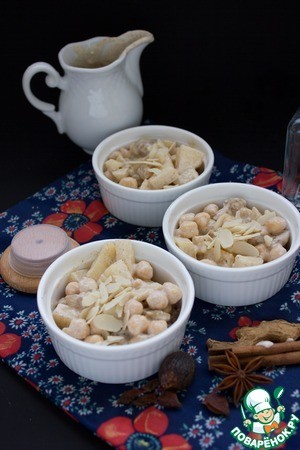 Пряный яблочный гратен с нутом