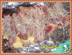 Ребрышки с картофелем, запеченные в духовке