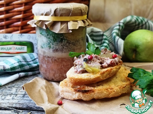 Рийет из индейки, запечённый в банке Рийет из индейки, запечённый в банке