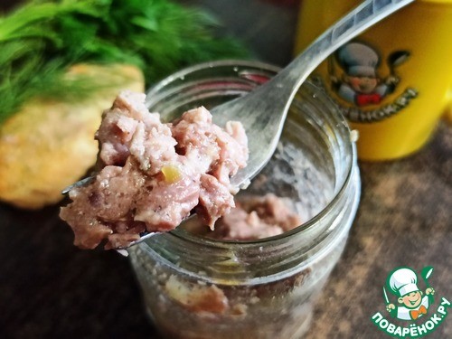 Рийет из индейки, запечённый в банке Рийет из индейки, запечённый в банке