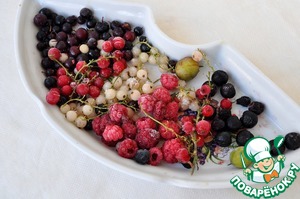 Рисово-ягодный гратен с сабайоном из шампанского Рисово-ягодный гратен с сабайоном из шампанского