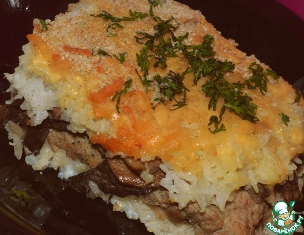 Рисовый гратен Рисовый гратен