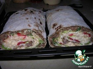 Рулет из лаваша