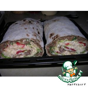 Рулет из лаваша