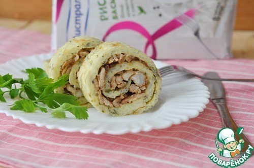 Рулет из риса "На радость мужу" Рулет из риса "На радость мужу"