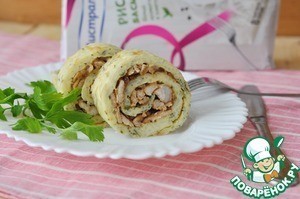 Рулет из риса "На радость мужу" Рулет из риса "На радость мужу"