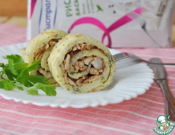 Рулет из риса "На радость мужу" Рулет из риса "На радость мужу"