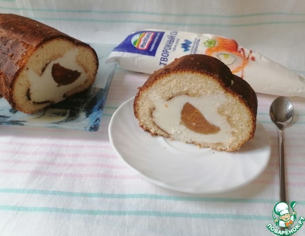 Рулет с хурмой Рулет с хурмой