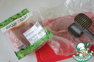 Рулетики из индейки с фасолью Рулетики из индейки с фасолью