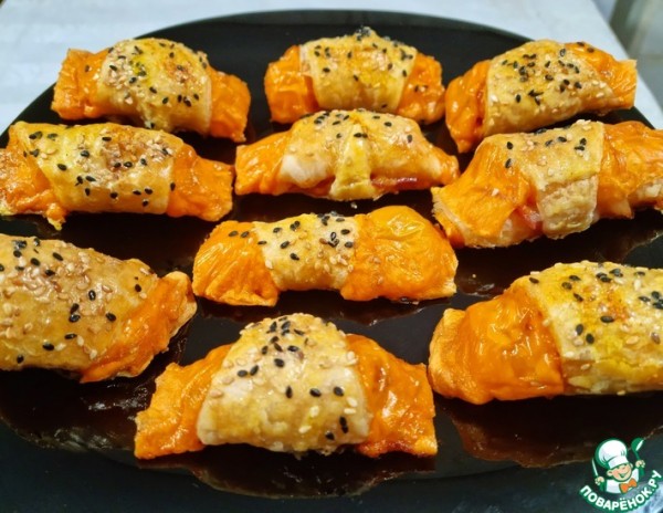 Рулеты с беконом и сыром Рулеты с беконом и сыром