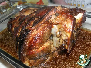 Рулька в темном пиве без варки