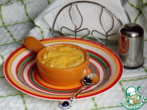 Рыбно-тыквенный гратен