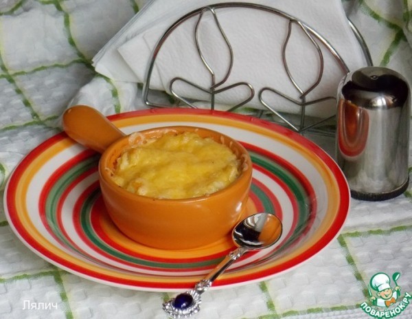 Рыбно-тыквенный гратен