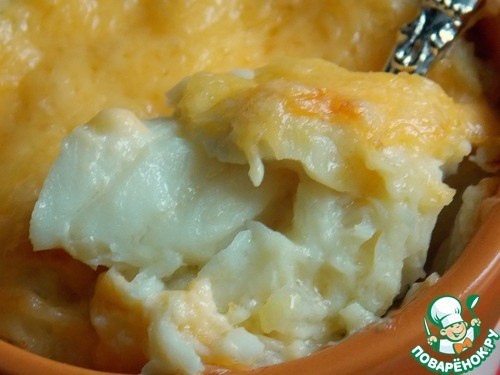 Рыбно-тыквенный гратен