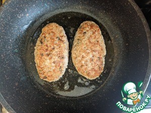 Рыбные котлеты с пикантной начинкой