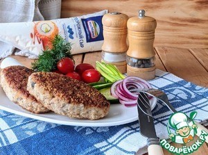 Рыбные котлеты с пикантной начинкой