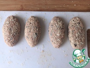 Рыбные котлеты с пикантной начинкой