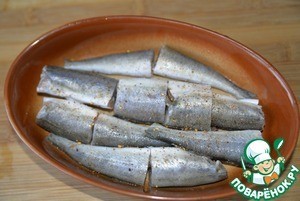 Рыбный гратен со шпинатом и маслинами Рыбный гратен со шпинатом и маслинами