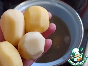 Рыбный сливочный суп с полентой Рыбный сливочный суп с полентой