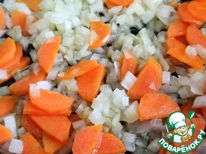 Рыбный сливочный суп с полентой Рыбный сливочный суп с полентой