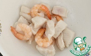 Рыбный суп с креветками Рыбный суп с креветками