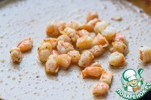 Салат с креветками на гратене из картофеля Салат с креветками на гратене из картофеля