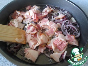 Сельдерей, запеченный с помидорами и беконом Сельдерей, запеченный с помидорами и беконом