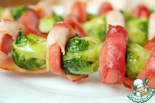 Шашлычки из брюссельской капусты Шашлычки из брюссельской капусты