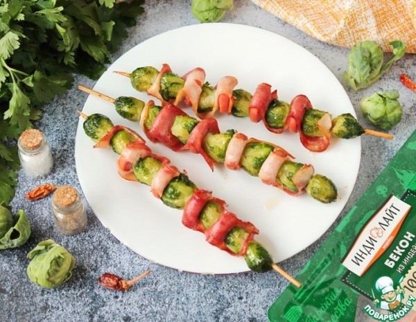 Шашлычки из брюссельской капусты Шашлычки из брюссельской капусты